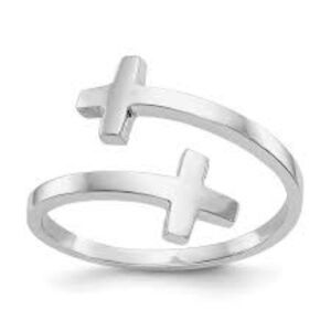 NIB DOUBLE CROSS RING